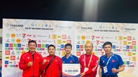 Đánh bại võ sĩ Thái Lan, tay đấm Quang Huy lên ngôi vô địch SEA Games 33