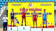 Vật Thanh Hóa giành 22 huy chương tại Giải vô địch trẻ quốc gia 2026