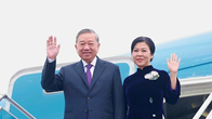 Tổng Bí thư Tô Lâm và phu nhân lên đường thăm cấp Nhà nước tới Lào