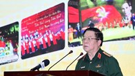 Đại tướng Nguyễn Trọng Nghĩa chủ trì gặp mặt đại biểu văn nghệ sĩ khu vực phía Nam