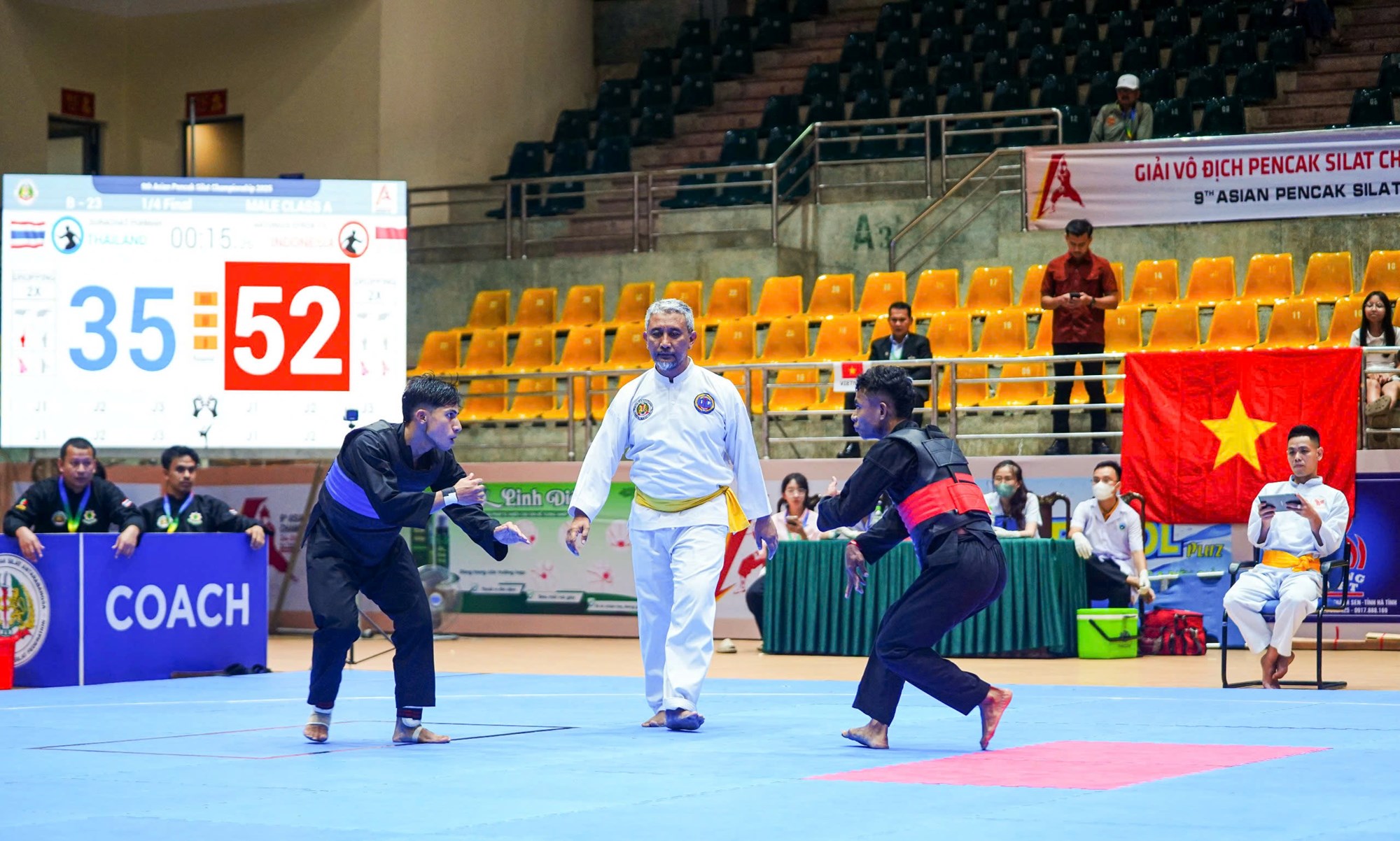 Võ đài bùng nổ trong ngày đầu Giải Pencak Silat châu Á 2025 - ảnh 4