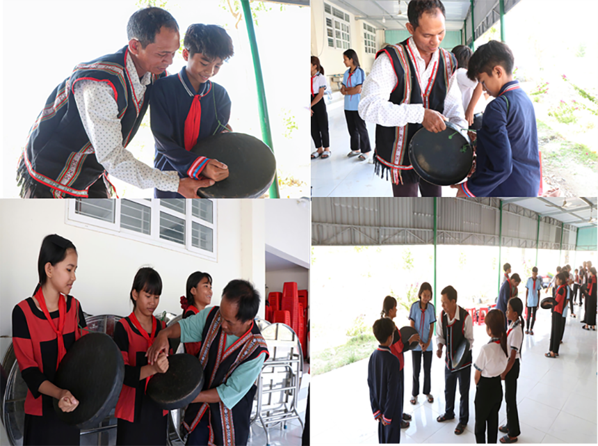 Bảo tồn di sản văn hóa Raglai thông qua hoạt động dạy mã la trong trường học