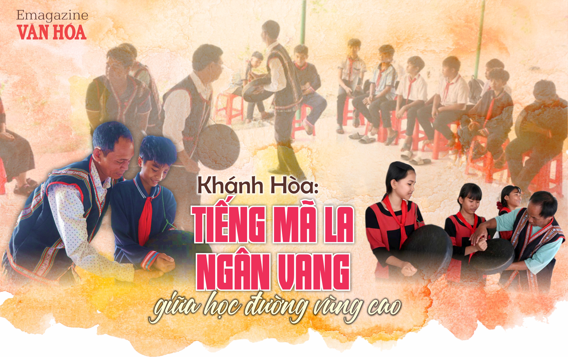 Học sinh Raglai biểu diễn mã la tại trường Phước Hà Khánh Hòa