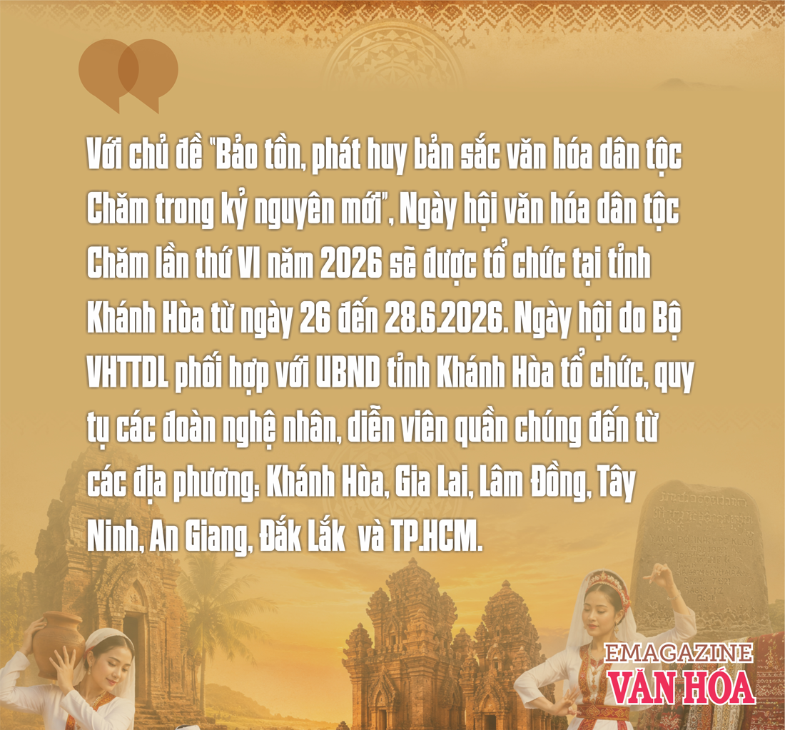 Khánh Hòa sẵn sàng cho Ngày hội Văn hóa dân tộc Chăm 2026