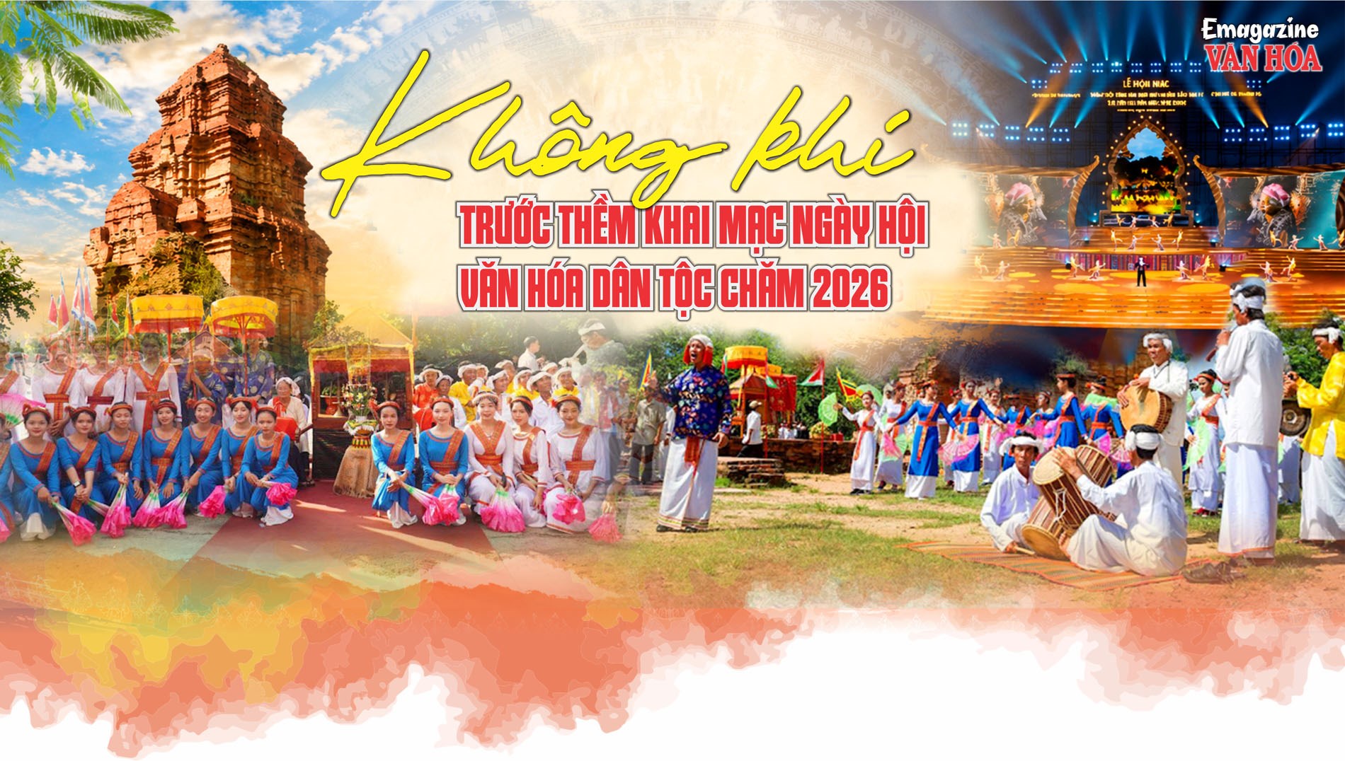 Không khí sôi động trước thềm Ngày hội Văn hóa dân tộc Chăm lần thứ VI năm 2026 tại Khánh Hòa