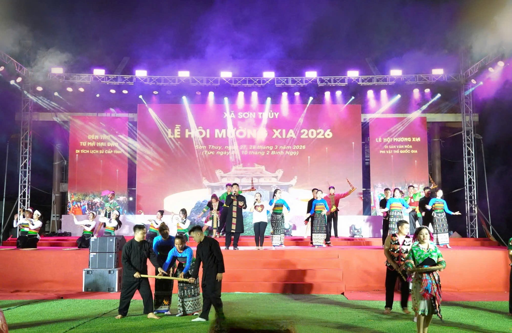 Chương trình biểu diễn nghệ thuật tại Lễ hội Mường Xia 2026 ở Sơn Thủy Thanh Hóa