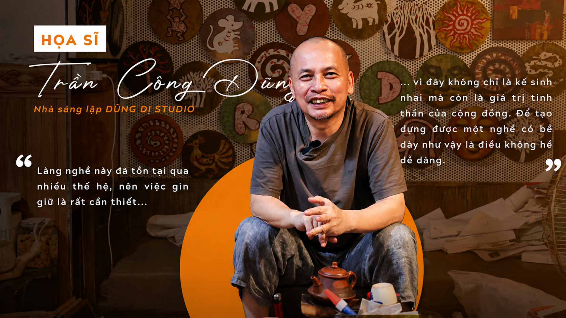 Dũng Dị Studio tại Hạ Thái với mô hình kết hợp sản xuất và trải nghiệm sơn mài