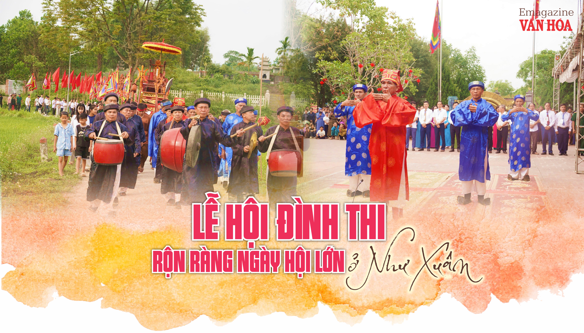 Lễ rước kiệu tại Lễ hội Đình Thi ở Như Xuân Thanh Hóa năm 2026
