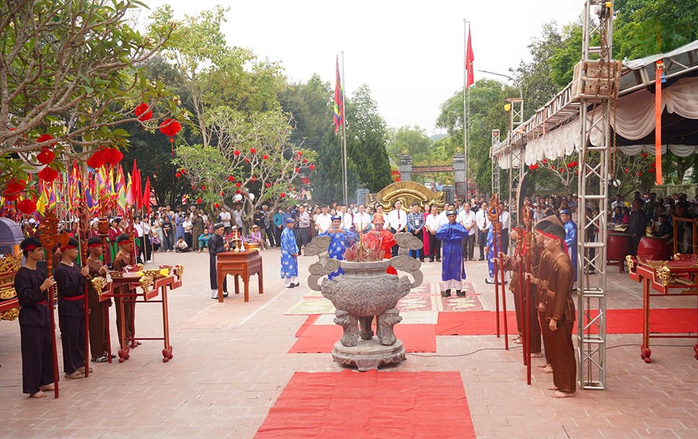 Nghi thức tế lễ truyền thống tại Lễ hội Đình Thi Thanh Hóa