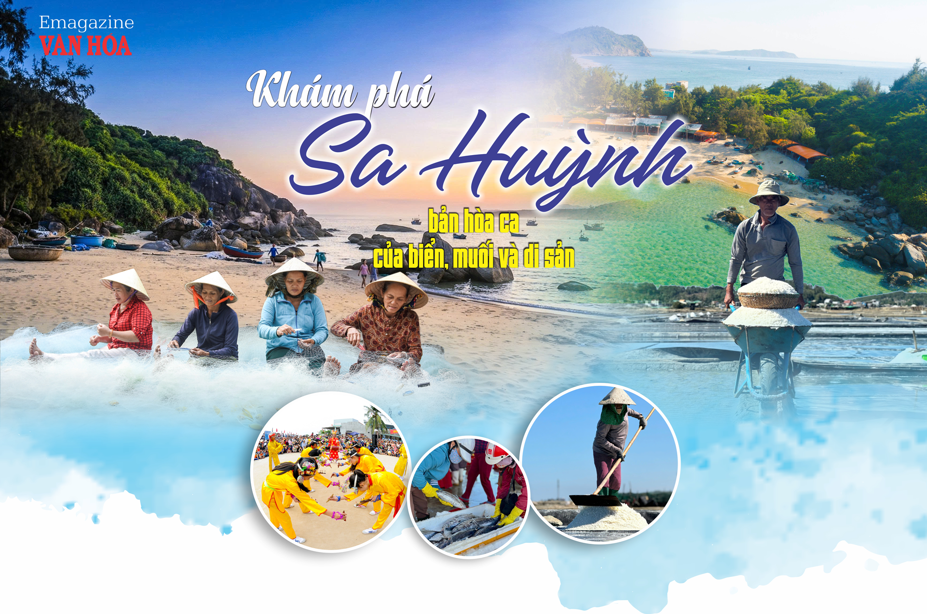 Du khách trải nghiệm đồng muối và không gian văn hóa biển tại Sa Huỳnh, Quảng Ngãi
