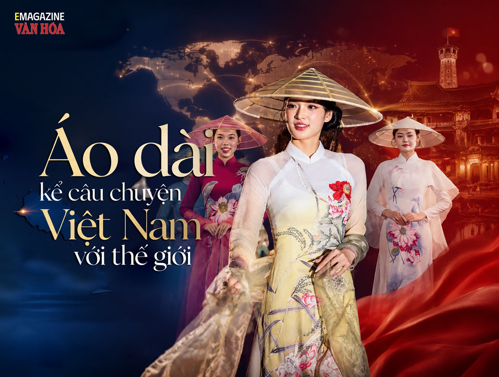 Bài 1: Áo dài bước lên sân khấu thế giới - ảnh 1