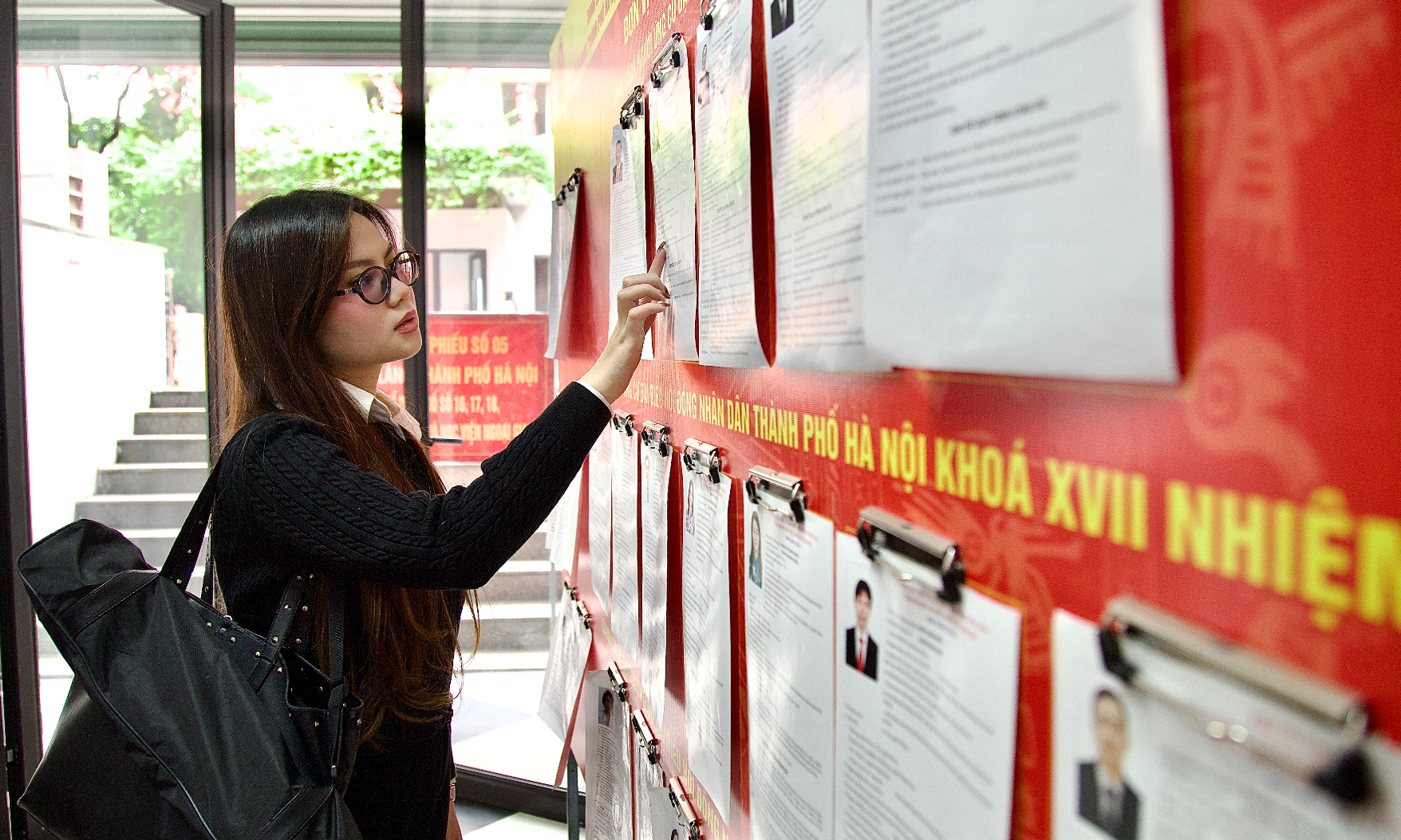 Sinh viên Thủ đô trước ngày bầu cử - ảnh 8