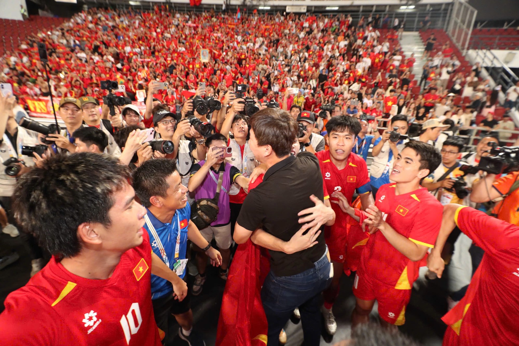 U22 Việt Nam và những khoảnh khắc huyền diệu tại Rajamangala - ảnh 14