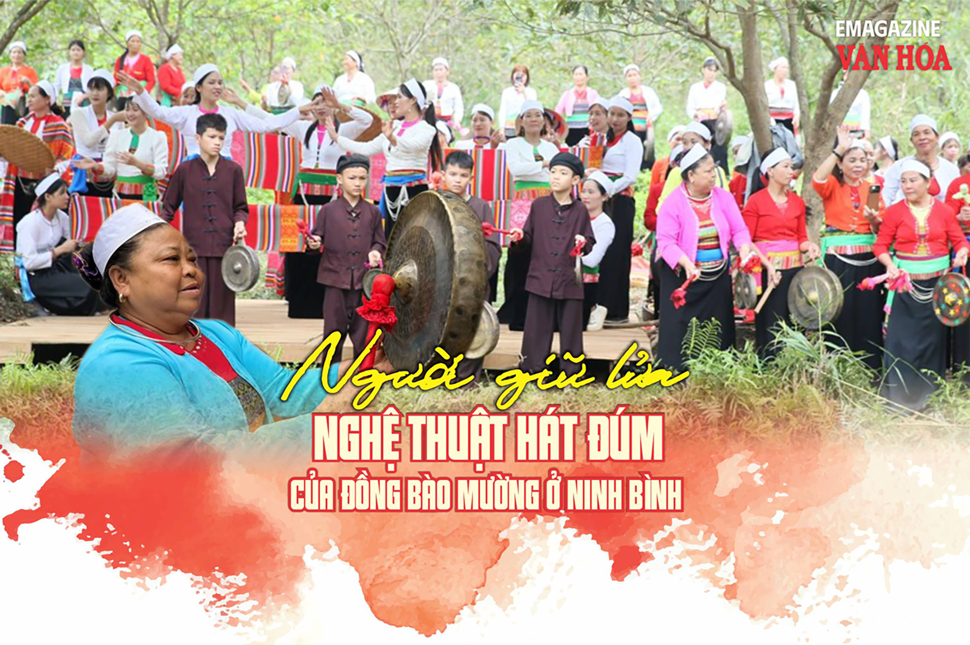 Nghệ nhân Bùi Thị Năm gìn giữ nghệ thuật hát Đúm của người Mường ở Ninh Bình