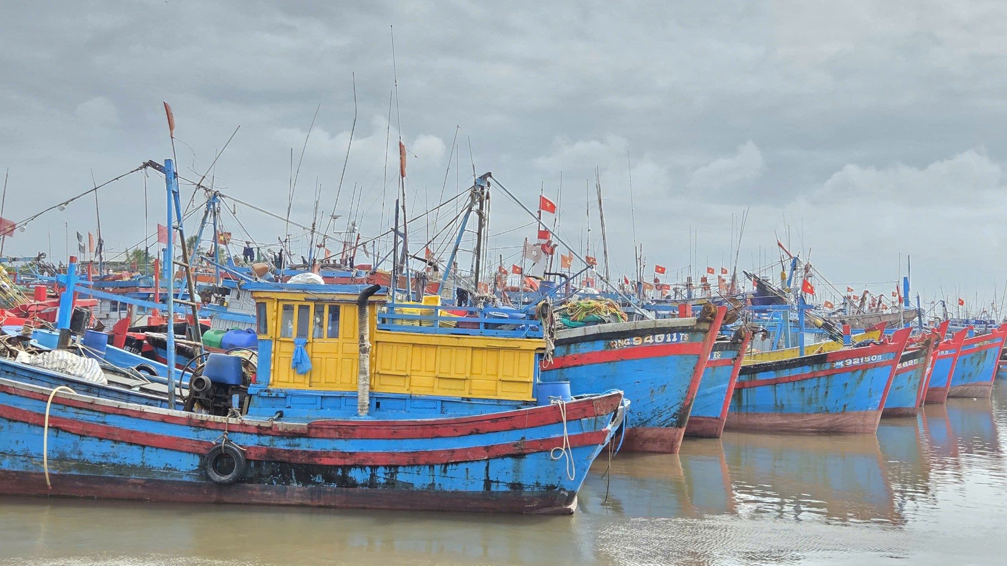 Bảo đảm an toàn cho tàu cá tại nơi tránh trú bão Fengshen - ảnh 3
