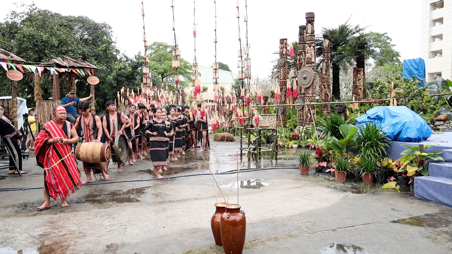 Tái hiện Lễ cúng máng nước của dân tộc Xơ Đăng - ảnh 1