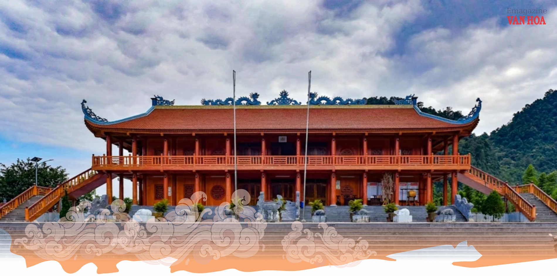 Đền Chín Gian – không gian tín ngưỡng của đồng bào Thái gắn với Lễ hội Dâng trâu tế trời.