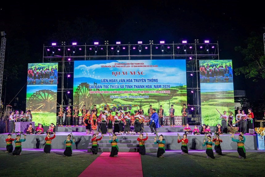 Không gian rực rỡ sắc màu tại Liên hoan Văn hóa các dân tộc thiểu số tỉnh Thanh Hóa
