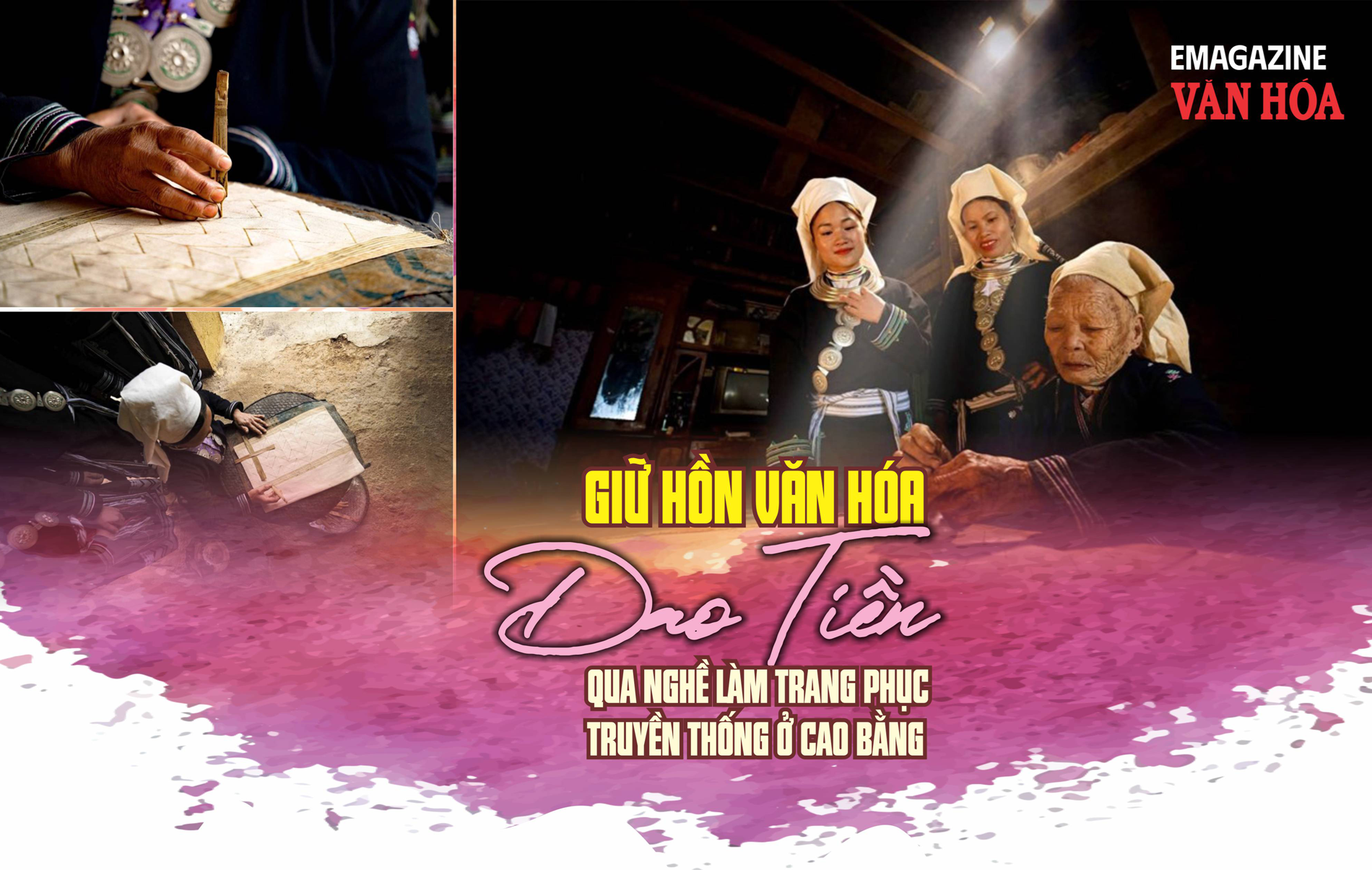 Phụ nữ Dao Tiền ở Cao Bằng gìn giữ nghề làm trang phục truyền thống bằng kỹ thuật vẽ sáp ong