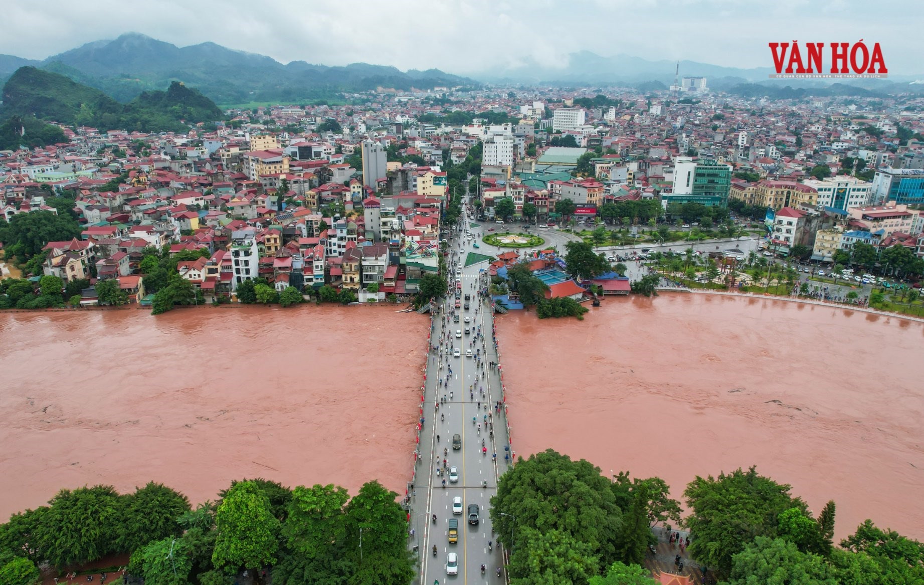Nhìn lại những hình ảnh Lạng Sơn “oằn mình” trong trận lũ lớn - ảnh 5