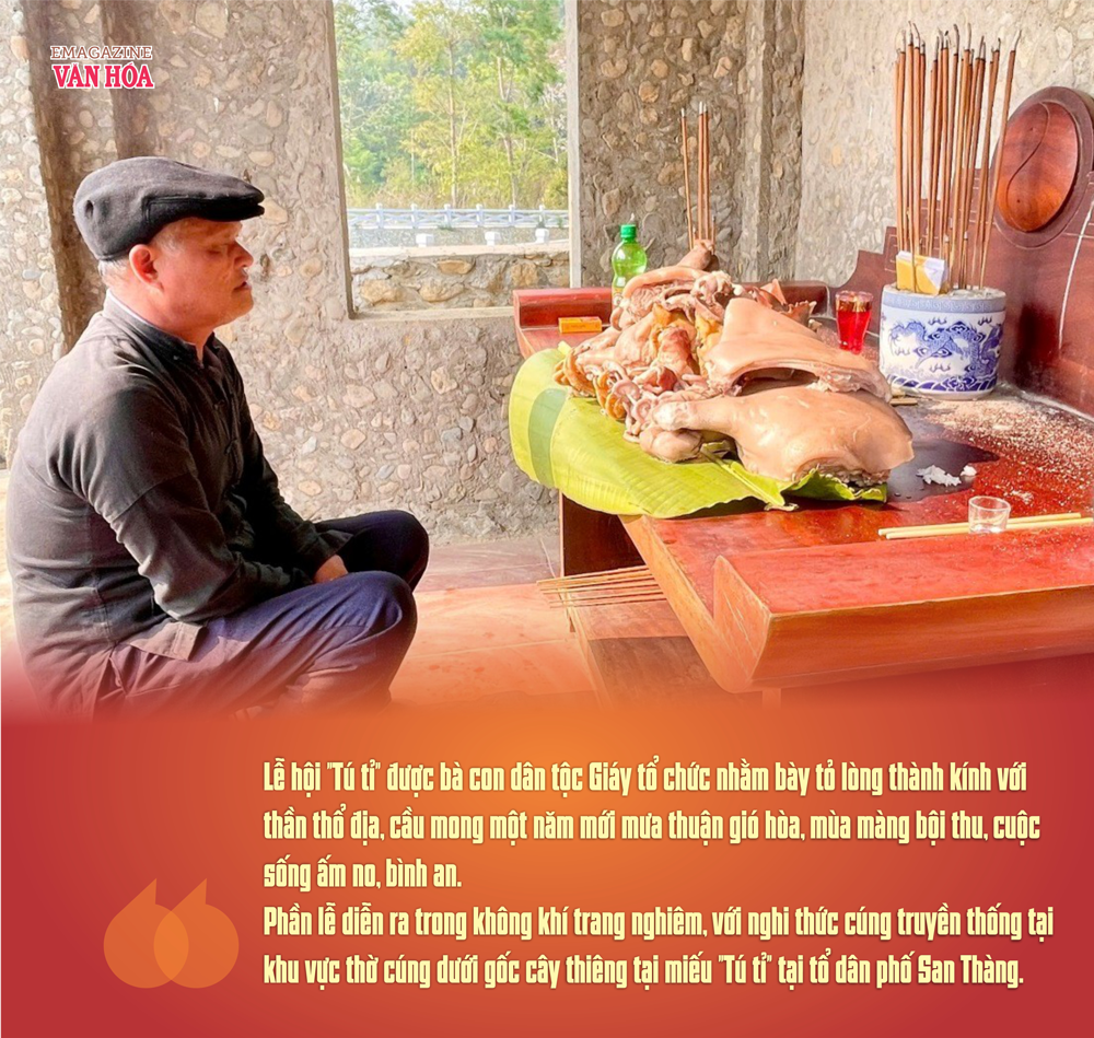 (Emagazine) Lễ hội “Tú tỉ“- nét văn hóa độc đáo của người Giáy ở Lai Châu  - ảnh 3