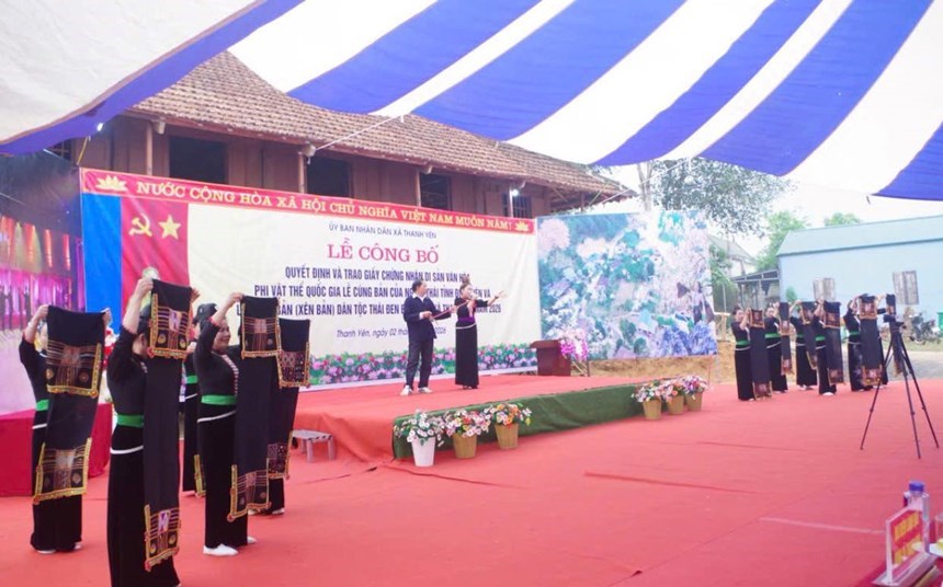 “Lễ Cúng bản người Thái Điện Biên được công nhận di sản quốc gia”