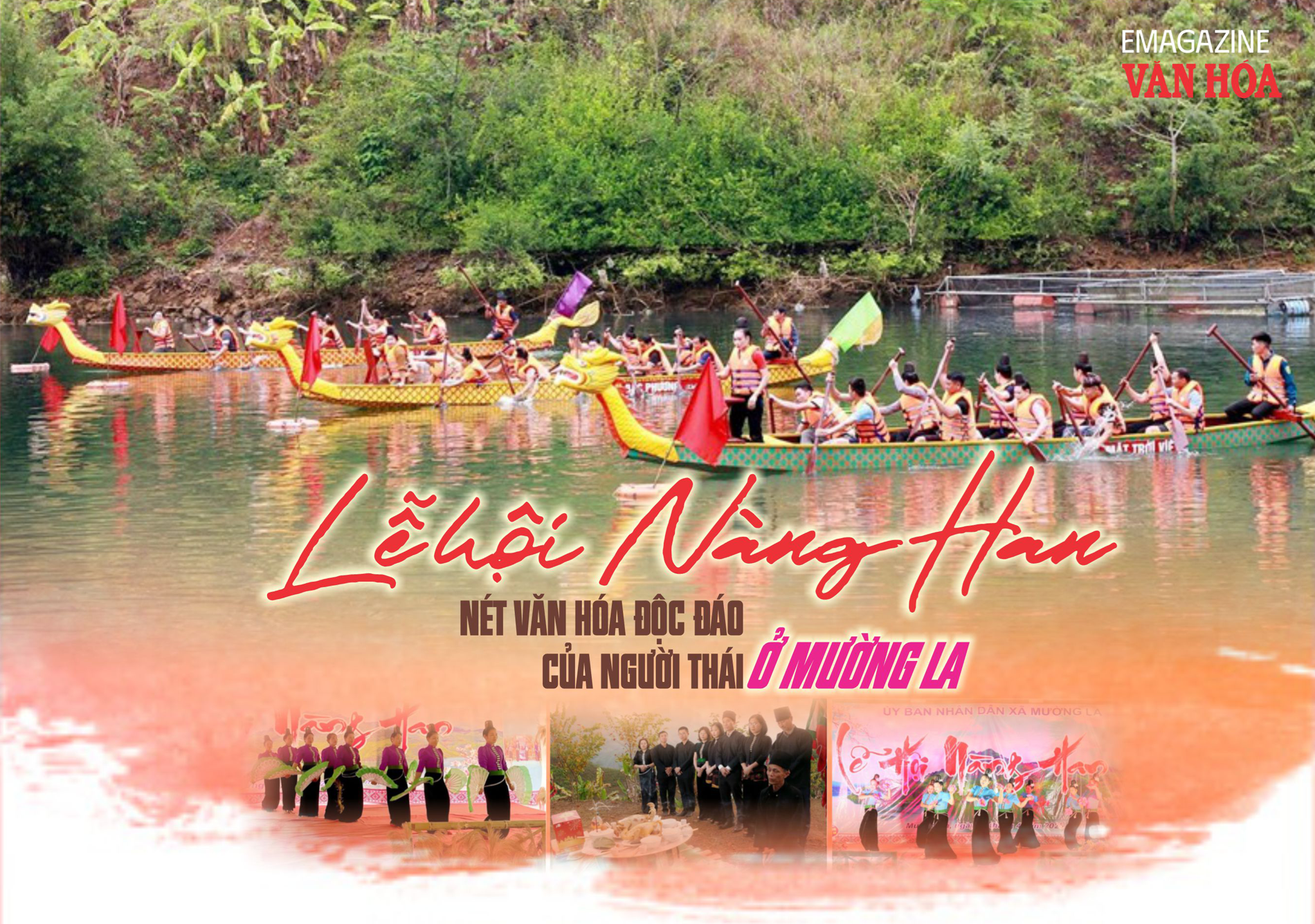Không khí Lễ hội Nàng Han tại bản Cang Bó Ban, xã Mường La, Sơn La
