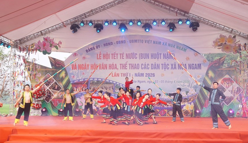 (Emagazine) Vui Tết “Bun Huột Nặm” với người Lào ở Núa Ngam - ảnh 11