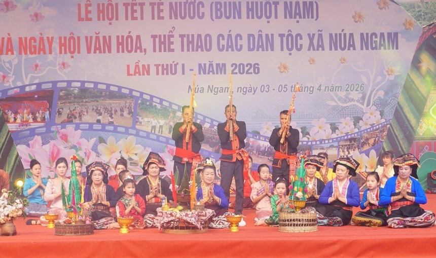 (Emagazine) Vui Tết “Bun Huột Nặm” với người Lào ở Núa Ngam - ảnh 10