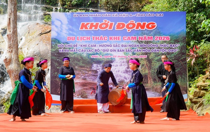 Lễ ra mắt CLB giữ gìn bản sắc văn hóa dân tộc Dao tại xã Mậu A