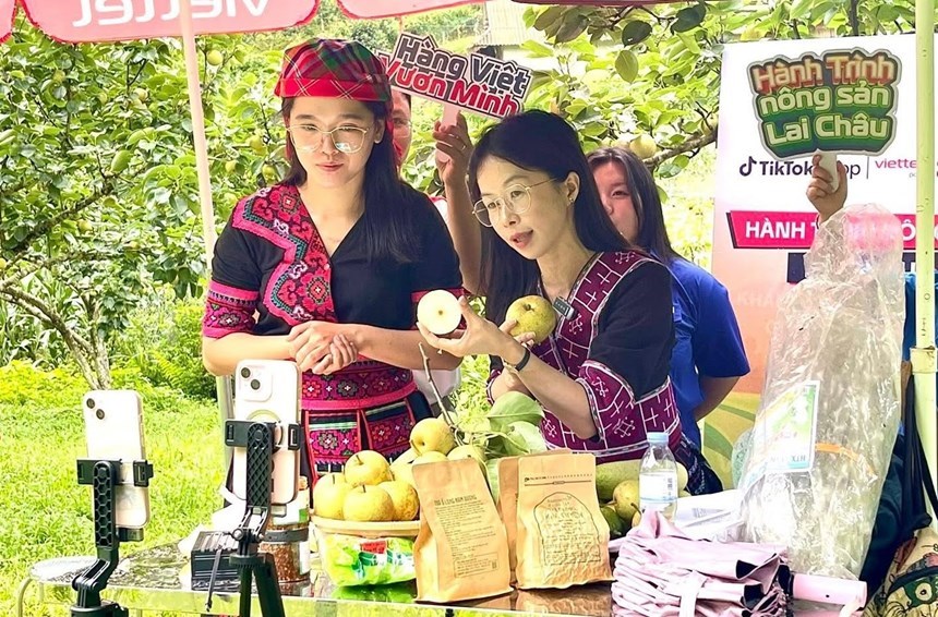 Hoạt động xúc tiến thương mại số giúp tiêu thụ lê Nùng Nàng hiệu quả