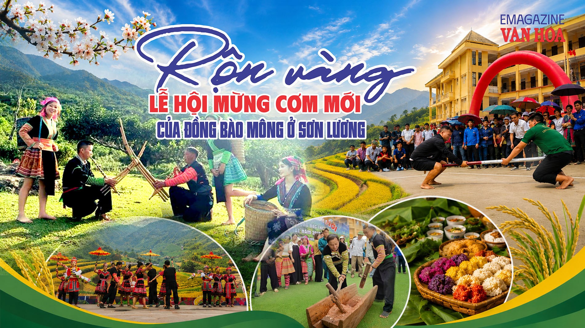 Rộn ràng Lễ hội Mừng cơm mới của đồng bào Mông ở Sơn Lương - ảnh 1