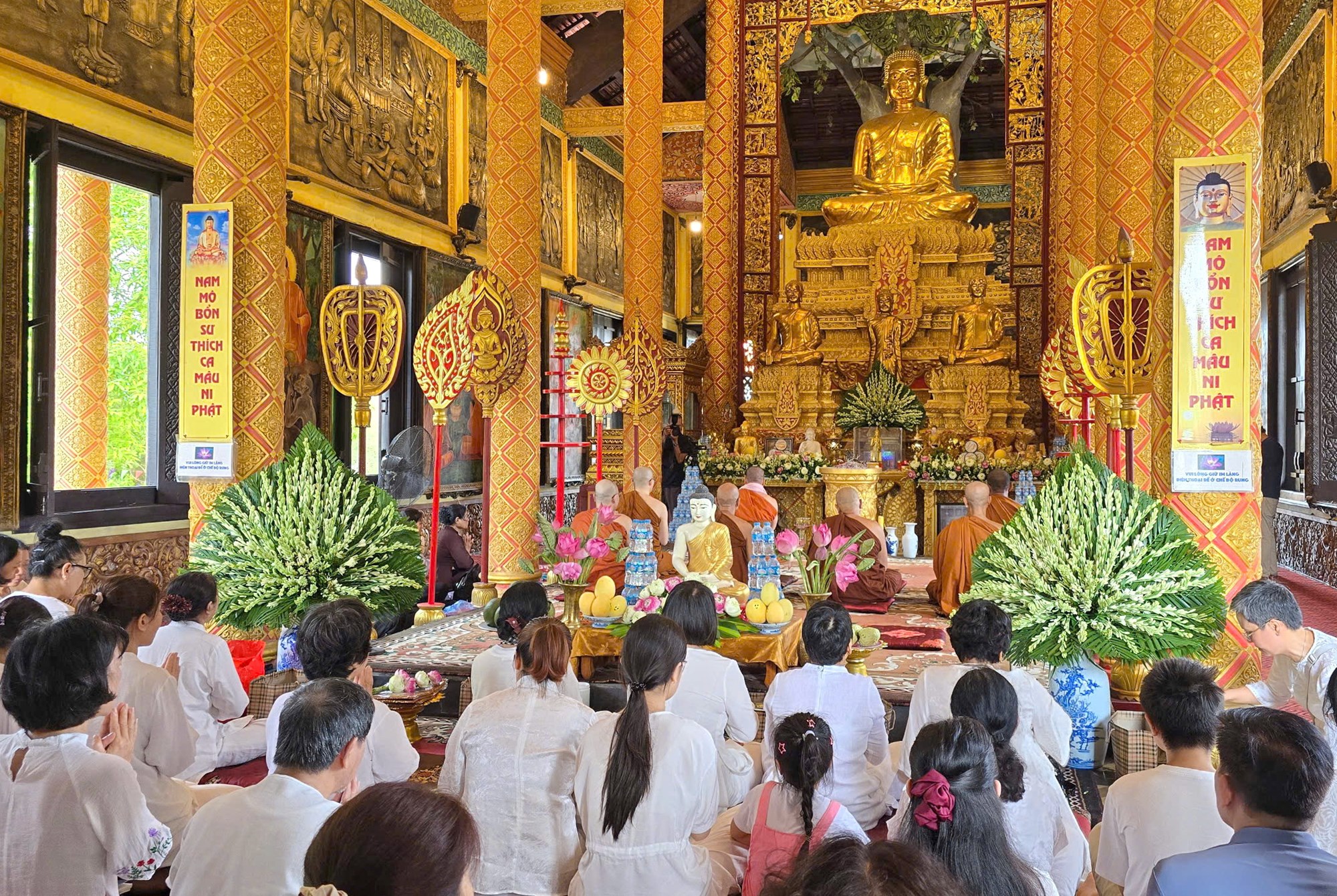 Lễ dâng y tắm mưa tại chùa Khmer - ảnh 1