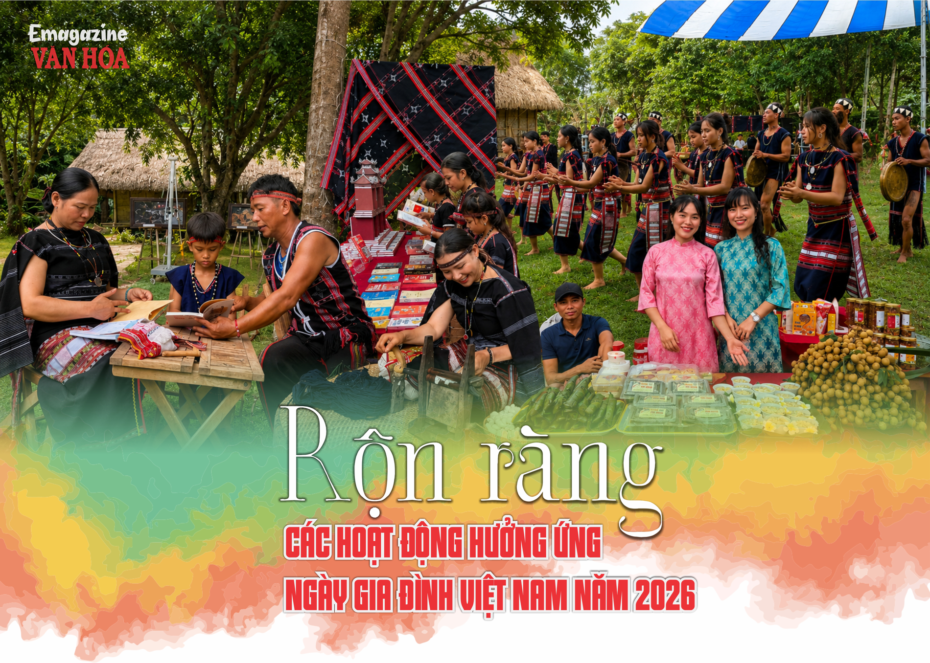 Rộn ràng các hoạt động hưởng ứng Ngày Gia đình Việt Nam 2026 tại Làng Văn hóa Du lịch các dân tộc Việt Nam
