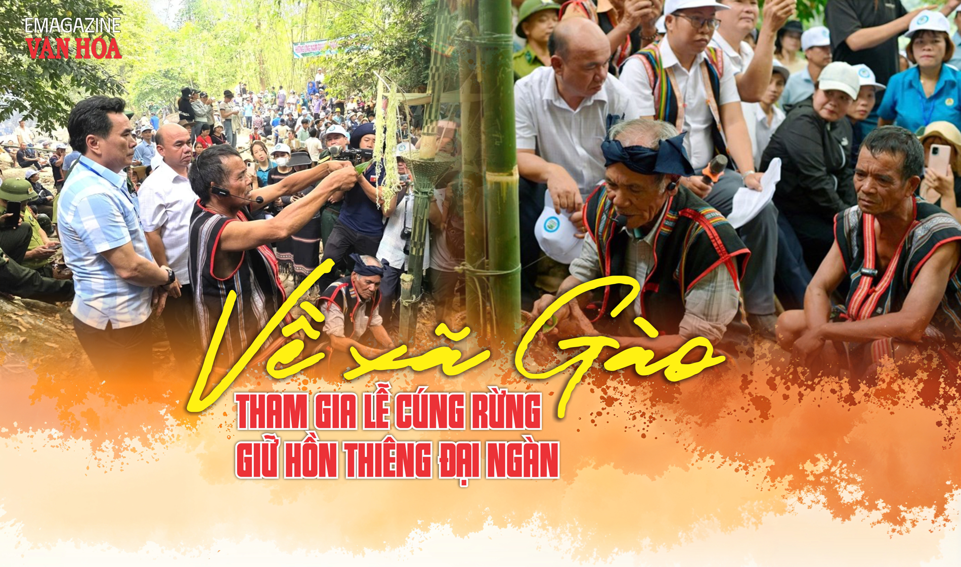 Lễ cúng rừng xã Gào Gia Lai 2026 trong không gian rừng cổ thụ linh thiêng