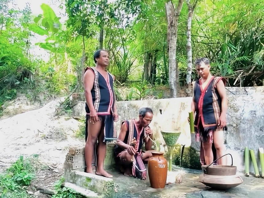 Nghi lễ Cúng giọt nước của đồng bào Bahnar góp phần bảo tồn văn hóa Tây Nguyên