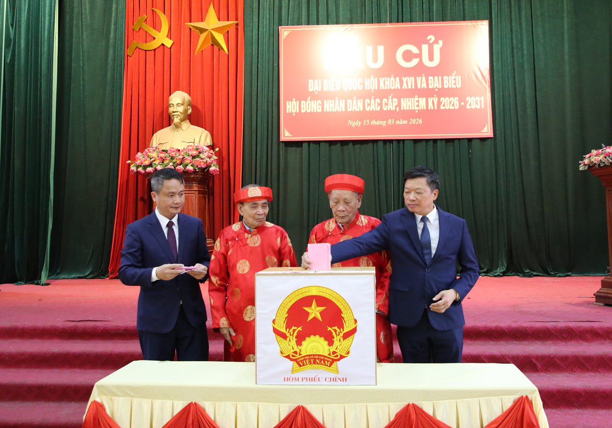 Lãnh đạo tỉnh Bắc Ninh bỏ phiếu thực hiện nghĩa vụ công dân - ảnh 8