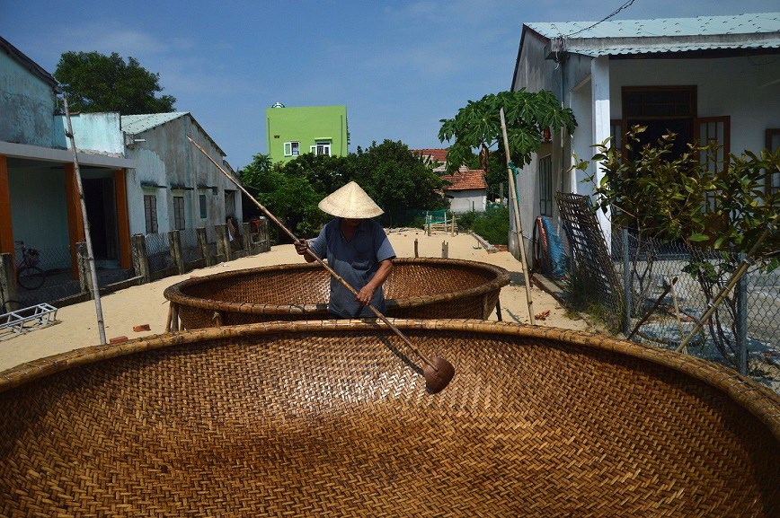 Nghề đan thuyền thúng ở Bình Minh - ảnh 6