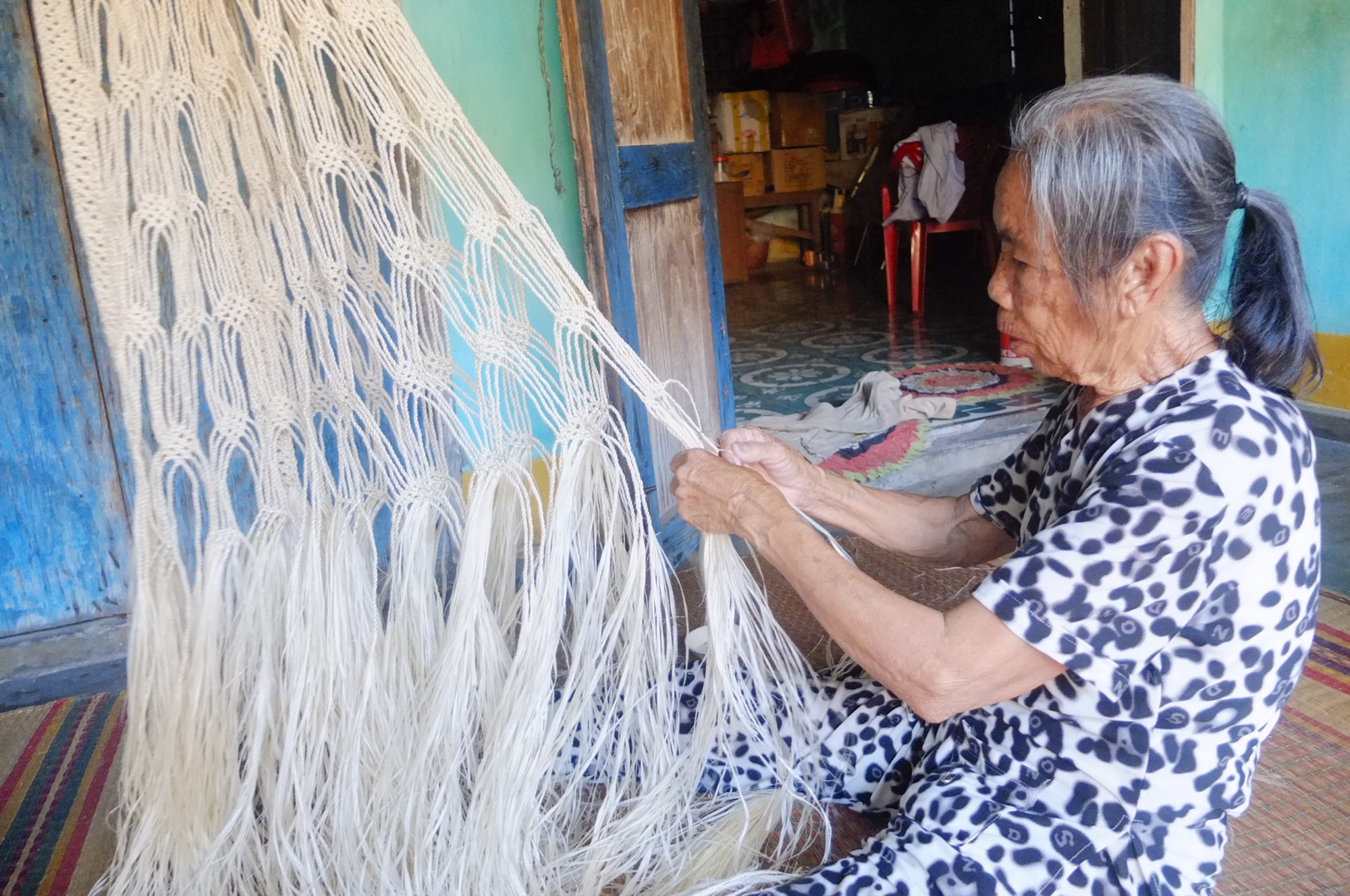 Nghề đan võng ngô đồng Cù Lao Chàm được công nhận DSVH phi vật thể quốc gia - ảnh 6