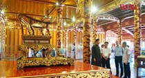 Bảo vật quốc gia Ngai vua triều Nguyễn “trở lại” điện Thái Hòa