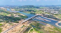 Đập dâng hạ lưu sông Trà Khúc, điểm nhấn cảnh quan đô thị ở Quảng Ngãi