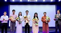 Dàn diễn viên phim "Mắt biếc" giao lưu cùng khán giả tại Triển lãm Thành tựu đất nước