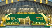 Không gian Hội chợ mùa Thu được tổ chức như một hành trình xuyên Việt hấp dẫn