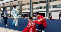 Cận cảnh công tác chăm sóc y tế cho các võ sĩ Wushu