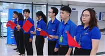Các đoàn đại biểu về Thủ đô dự Đại hội đại biểu toàn quốc Đoàn TNCS Hồ Chí Minh lần thứ XIII