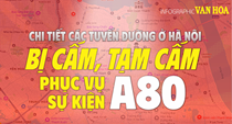 (Infographic) Hà Nội cấm gần 100 tuyến đường từ 21.8 đến 2.9 dịp Quốc khánh 2.9