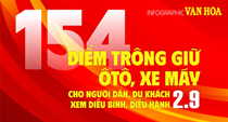 (Infographic) 154 điểm trông giữ ôtô, xe máy cho người dân, du khách xem diễu binh, diễu hành 2.9