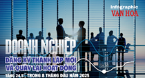 (Infographic) 8 tháng 2025: Hơn 209.000 doanh nghiệp thành lập mới và quay lại hoạt động