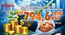 Việt Nam đầu tư ra nước ngoài 5 tháng đầu năm 2026 đạt 794,6 triệu USD, tăng gấp 2,5 lần