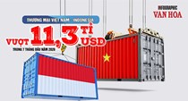 Việt Nam chi 7,73 tỉ USD nhập hàng từ Indonesia, nhập siêu 4,17 tỉ USD